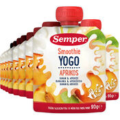Semper Smoothie Yogo Banaani & Aprikoosi jogurttismoothie 6kk 90g