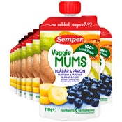 Semper Veggiemums mustikka- ja päärynäsose 6kk 110g