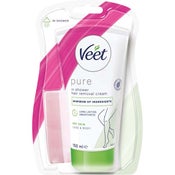 Veet Pure In Shower ihokarvanpoistovoide kuivalle iholle 150ml