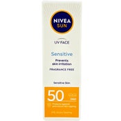 NIVEA SUN UV Face Sensitive SK50 aurinkovoide 50ml
