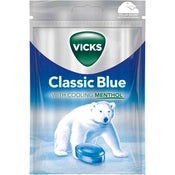 VIcks Classic Blue Extra Strong kurkkupastilli 72g
