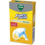 Vicks Fruity Fresh Lemon sokeriton kurkkupastilli 40g