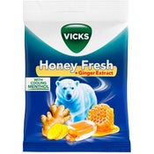 Vicks Honey Fresh Ginger kurkkupastilli 72g