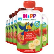 HiPP Omenaa, banaania & mansikkaa smoothie luomu 6kk 100g