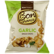 Bon Chance Garlic Bread Crisps maustettu leipälastu 120g