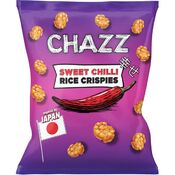 Chazz Sweet Chili maustettu riisisnacks 100g