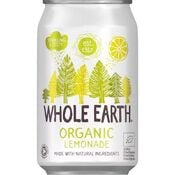 Whole Earth Hiilihapotettu sitruunajuoma luomu 330ml