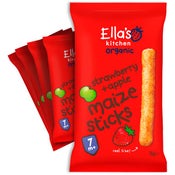 5 kpl, Ella's Kitchen Mansikka-omena maissitikku 7kk luomu 80g