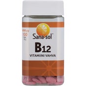 Sana-sol B12 1000µg vahva B-vitamiini ravintolisä 100tabl/30g