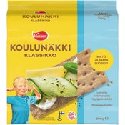 Vaasan Koulunäkki Klassikko täysjyväruisnäkkileipä 200g