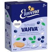 Elovena Vahva mustikka & unikonsiemenet täysjyvävälipalakeksi 8x30g