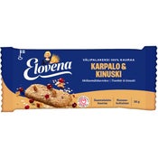 Elovena Karpalo & Kinuski täysjyvävälipalakeksi 30g