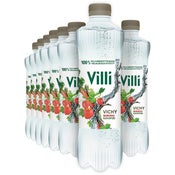 Villi Vichy Mansikka-Raparperi kivennäisvesi 500ml
