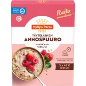Myllyn Paras Mansikka & Vadelma annospuuro 5x45g