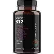 Qi Nordic B12-vitamiini 1000μg ravintolisä 150tabl/27g