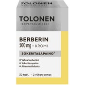 Tolonen Berberin+Kromi ravintolisä 30tabl