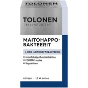 Tolonen Maitohappobakteerit 4mrd ravintolisä 45kaps