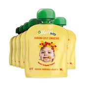 Muru Baby Banana Split banaani-mansikka-jogurtti smoothie 6kk 90g