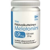 Vire Pitkävaikutteinen melatoniini 1,9mg 120 tabl/23g