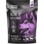 PrimaDog Active Ankka & Silli aktiivisten koirien täysravinto 1,5kg