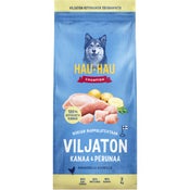 Hau-Hau Champion Viljaton kanaa ja perunaa täysravinto aikuisille koirille 2kg