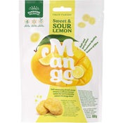 Sunshine Delights Sweet & Sour Lemon kuivattu mango 100g