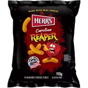 Herr's Carolina Reaper chili-juustosnacks 113g