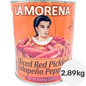 La Morena punaiset jalapenot 2,89kg