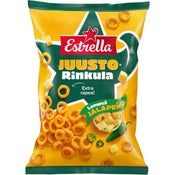 Estrella Juusto Rinkula Lempeä Jalapeno juustosnacks 200g