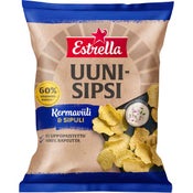 Estrella Uunisipsi kermaviili & sipuli perunalastu 125g