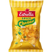 Estrella Spicy Cheddar perunalastu 275g
