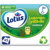 45 kpl, Lotus Luonnonystävän nenäliina