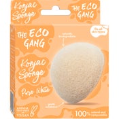 The Eco Gang Konjac Sponge Pure White ihonpuhdistussieni