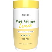 100 kpl, Gunry Wet Wipes Lemon kosteuspyyhkeet