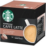 Starbucks Nescafé Dolce Gusto Caffè Latte maitokahvikapseli 12x10,1g