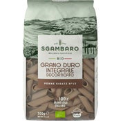 Sgambaro Penne Rigate täysjyväpasta luomu 500g