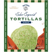6 kpl, Nuevo Progreso Sabor Especial Tortillas Spinach tortilla 450g