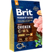 Brit Premium by Nature Junior M täysravinto keskikokoisille pennuille 3kg