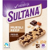 Sultana Suklaa- ja hasselpähkinä myslipatukka 125g