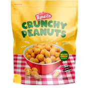 Bandito Crunchy Peanuts Nacho Cheese kuorrutettu maapähkinä 100g