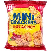 LU Mini Crackers Hot & Spicy suolakeksi 75,5g