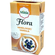 Flora By Milda Vanilla vaniljakastike laktoositon UHT 250ml