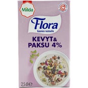 Flora By Milda Kevyt & Paksu 4% ruoanlaittotuote 2,5dl
