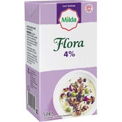 Flora by Milda Ruoka 4% vähälaktoosinen ruoanlaittotuote 5dl
