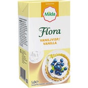 Flora by Milda Vanilla laktoositon vanilliinikastike 5dl
