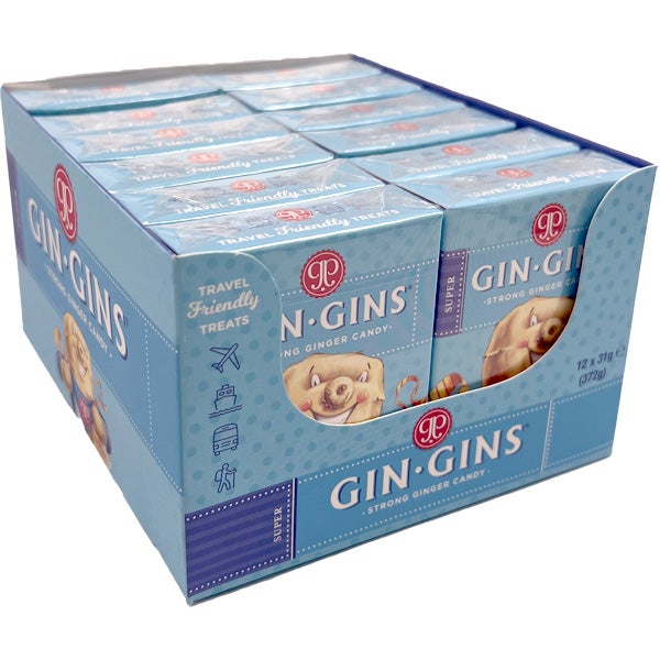24kpl Ginger People Super Strong Ginger Caramel inkiväärimakeinen 31g