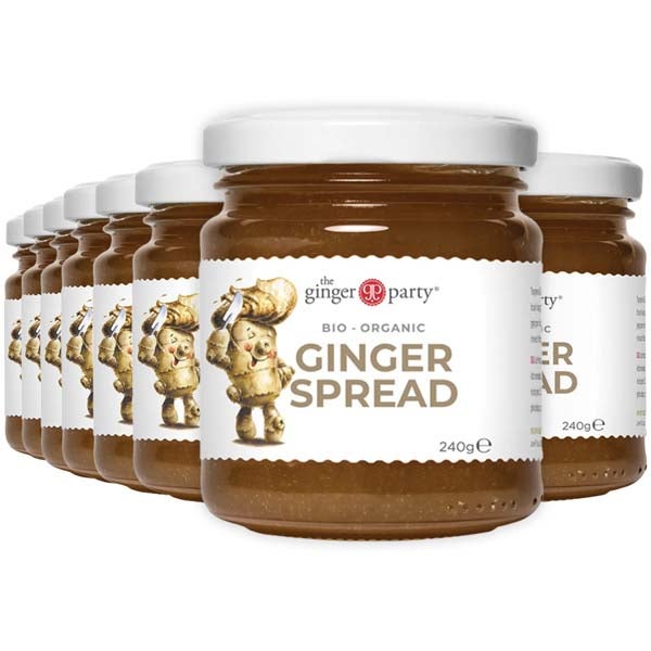 12kpl Ginger People Organic Ginger Spread inkiväärilevite luomu 240g