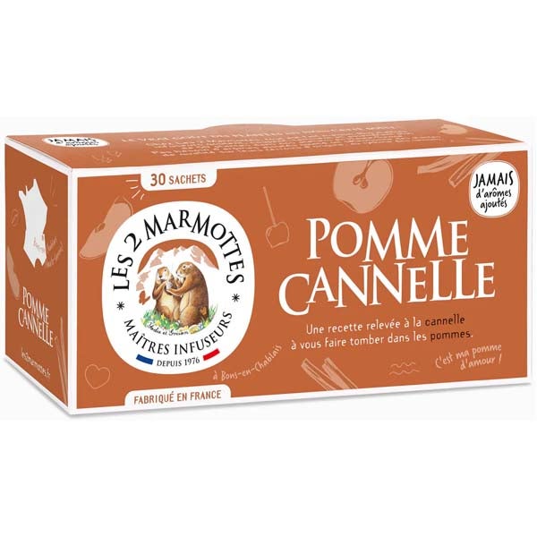 Les 2 Marmottes Pomme Cannelle yrttihauduke 30ps/45g