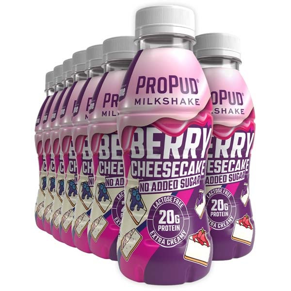 8kpl ProPud Berry Cheesecake proteiinipirtelö 330ml