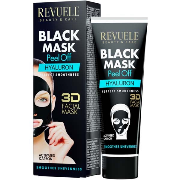 Revuele Musta Hyaluroni peel-off kasvonaamio 80ml